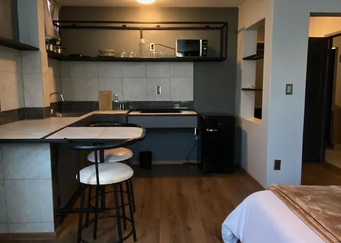 Apartamento Estudio Comodo Con Terraza Centro De Cdmx 3 *
